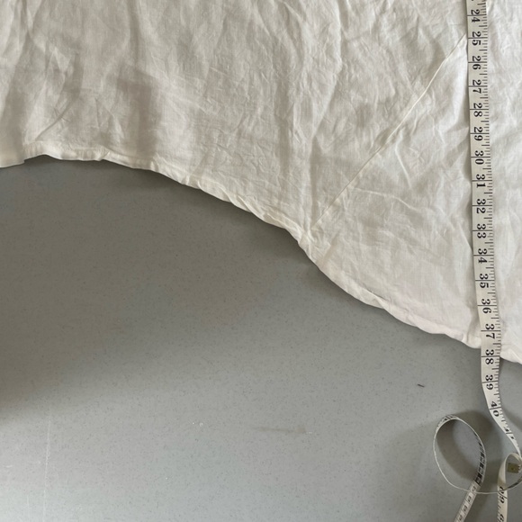 Bryn Walker linen Noa sleeveless asymmetrical tunic with cowl neck - Picture 5 of 10